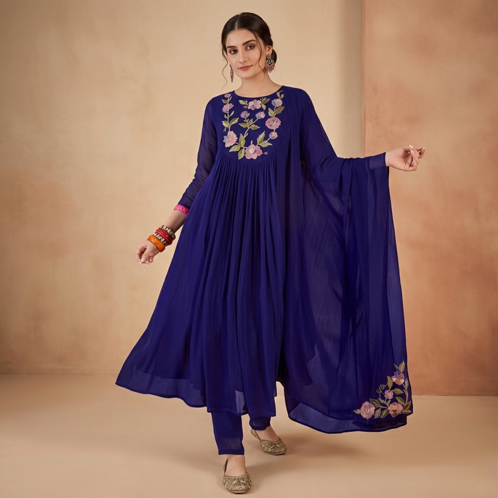 3 Kurta Sets with Dupatta (KS-9)