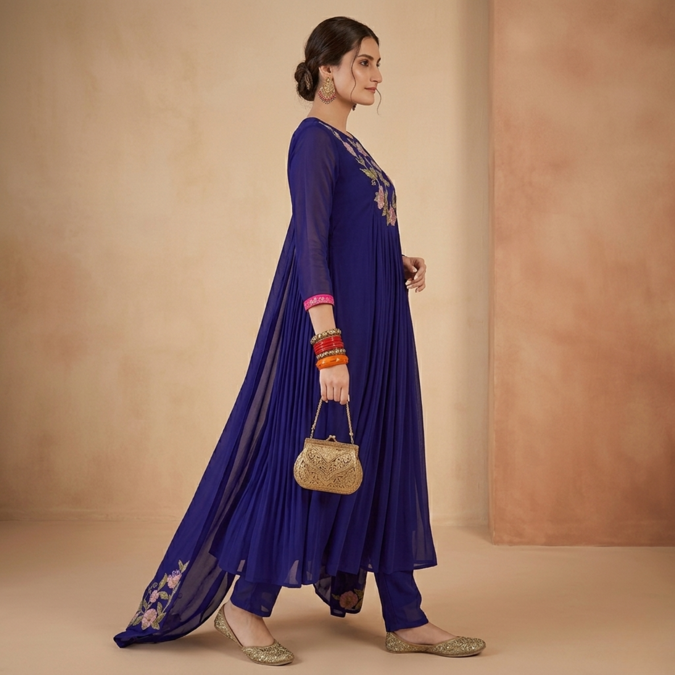 3 Kurta Sets with Dupatta (KS-9)