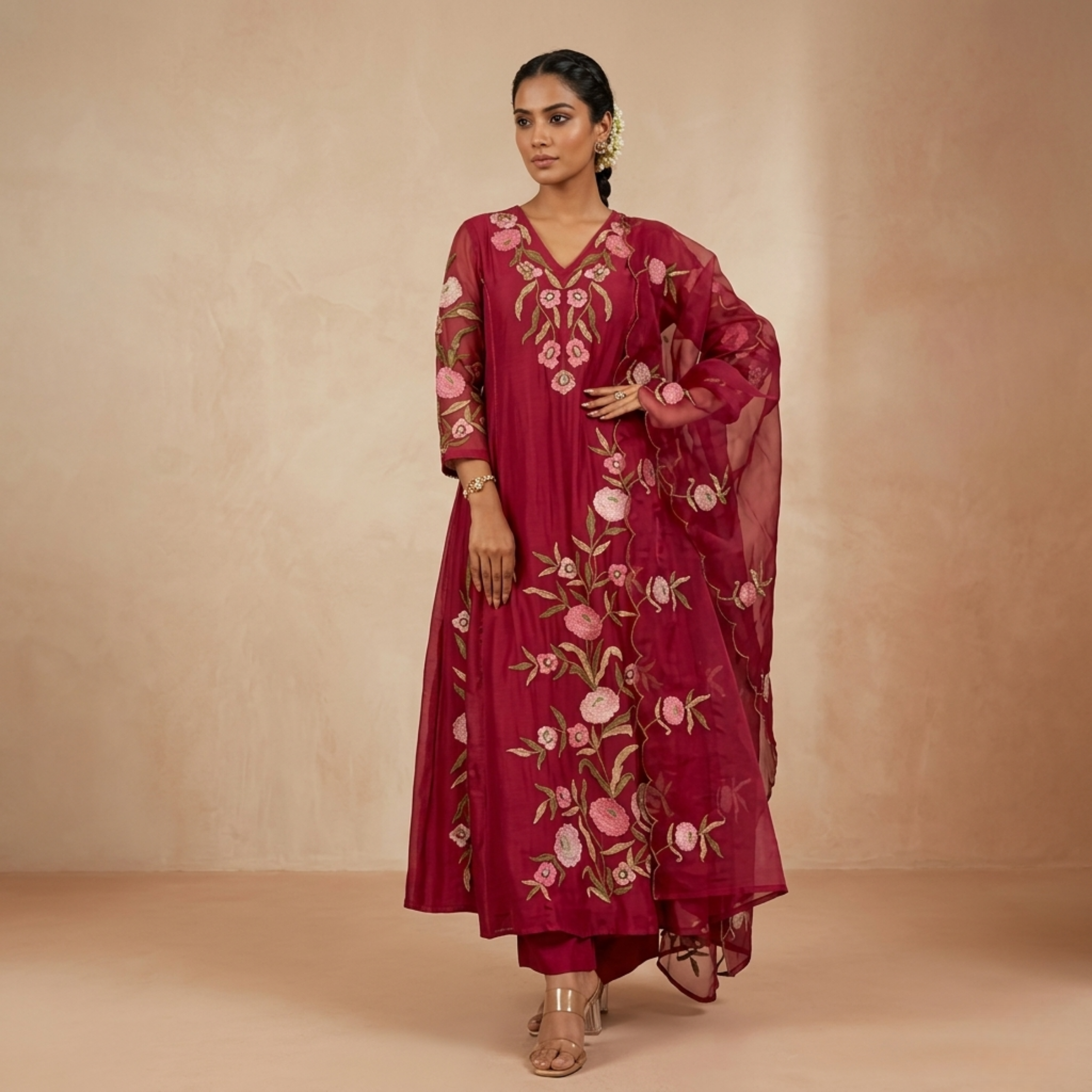 3 Kurta Sets with Dupatta (KS-9)