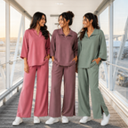 Women Co-Ord Set Airport Look | Relax Fit ( A4 )