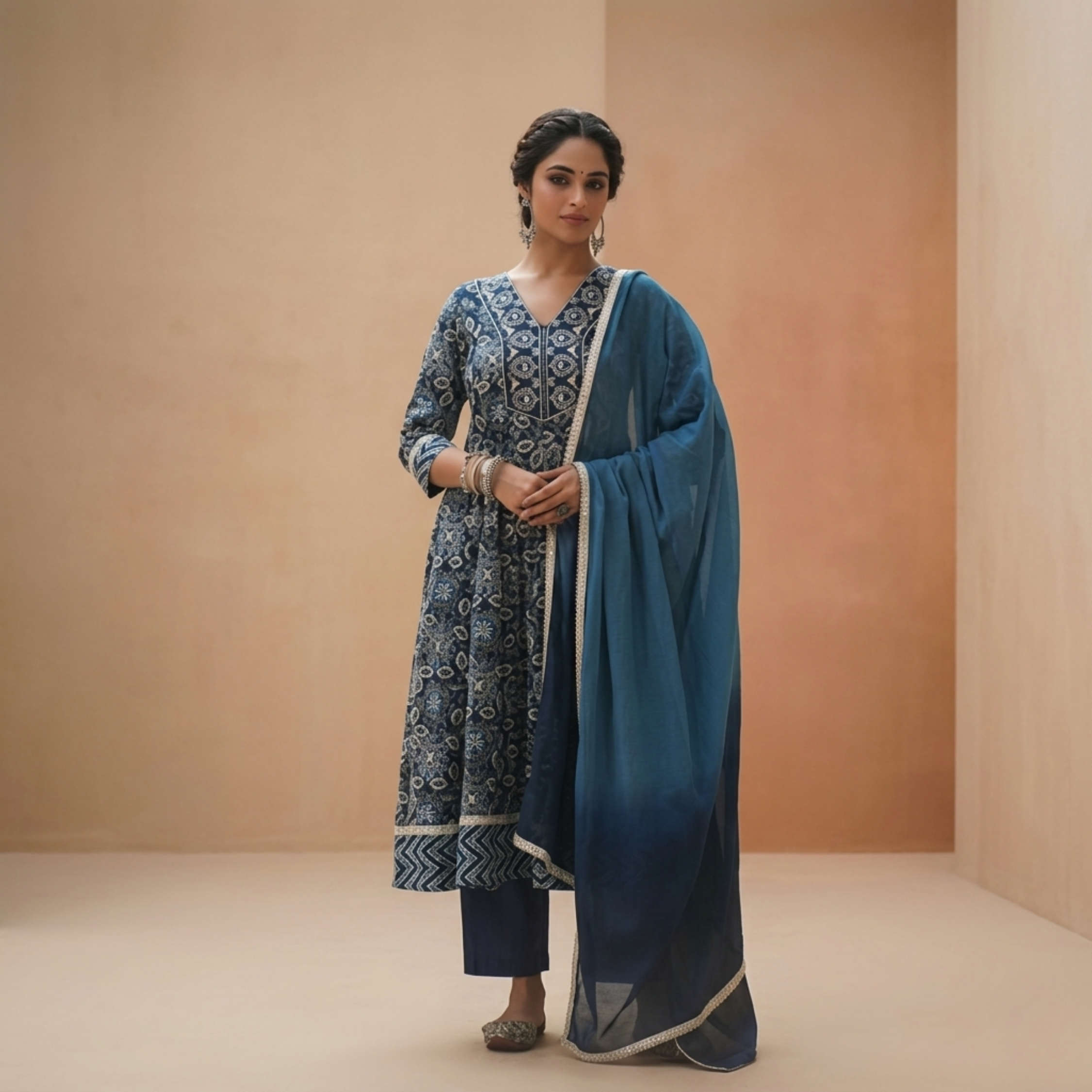 3 Kurta Sets with Dupatta (KS-10)