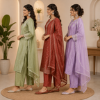 Women's 3 Kurti With Dupatta | Ethnic Wear (K-4)
