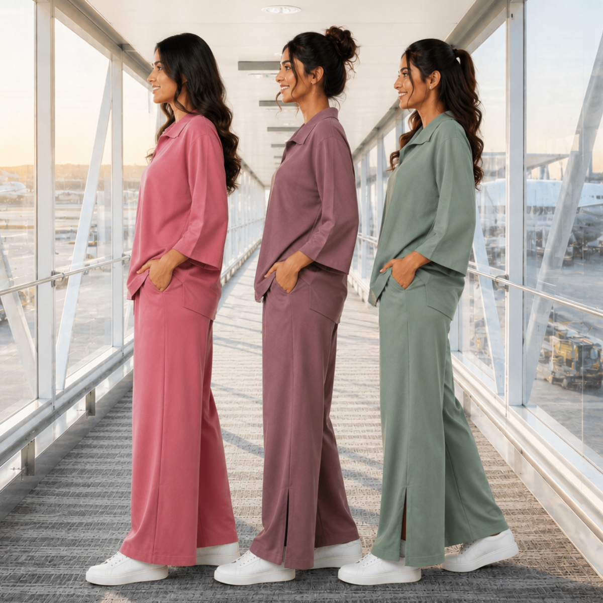 Women Co-Ord Set Airport Look | Relax Fit ( A4 )