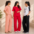 Pack of 3 T-Shirt With Trouser | Cotton ( C4 )