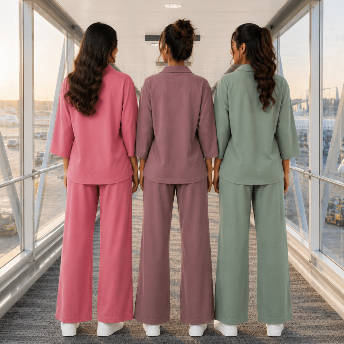 Women Co-Ord Set Airport Look | Relax Fit ( A4 )