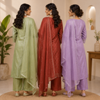Women's 3 Kurti With Dupatta | Ethnic Wear (K-4)