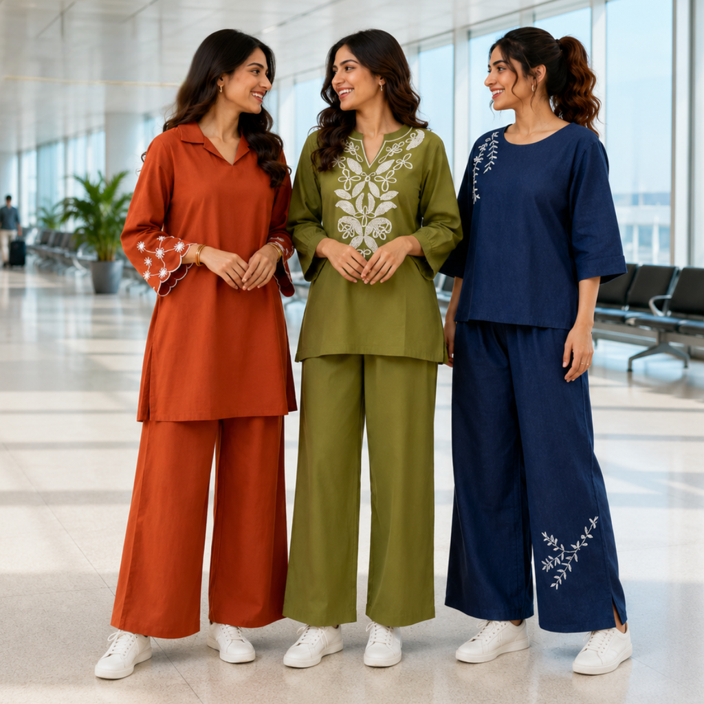 Women Co-Ord Set Airport Look | Relax Fit ( A5 )