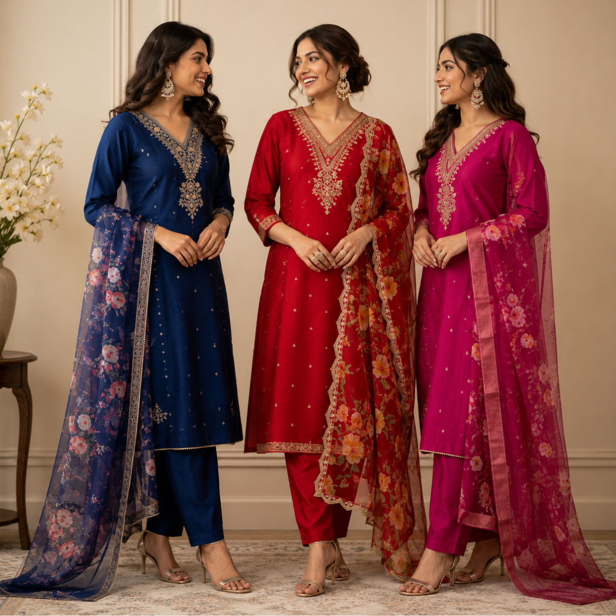 3-Piece Women's Kurti Collection (P-5)