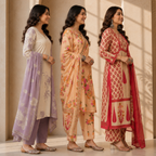 3 Women's Cotton Kurta Set with Dupatta | Daily Comfort  ( CK-05 )