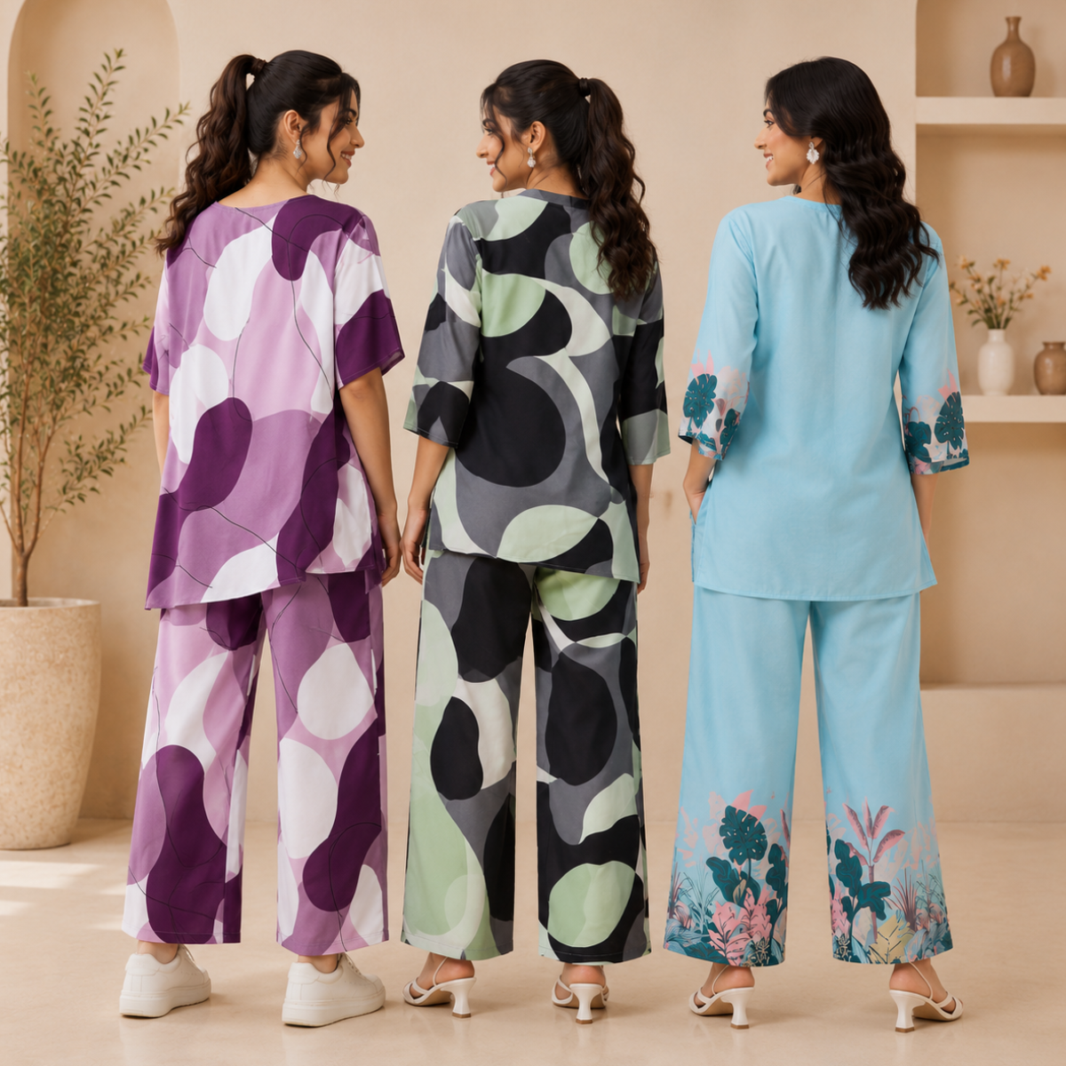 Printed Co-Ord | Casual Ethnic| Cotton Wear (C-5)
