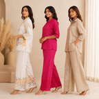 3 Combo Women's Cotton Coord Set (C-9)
