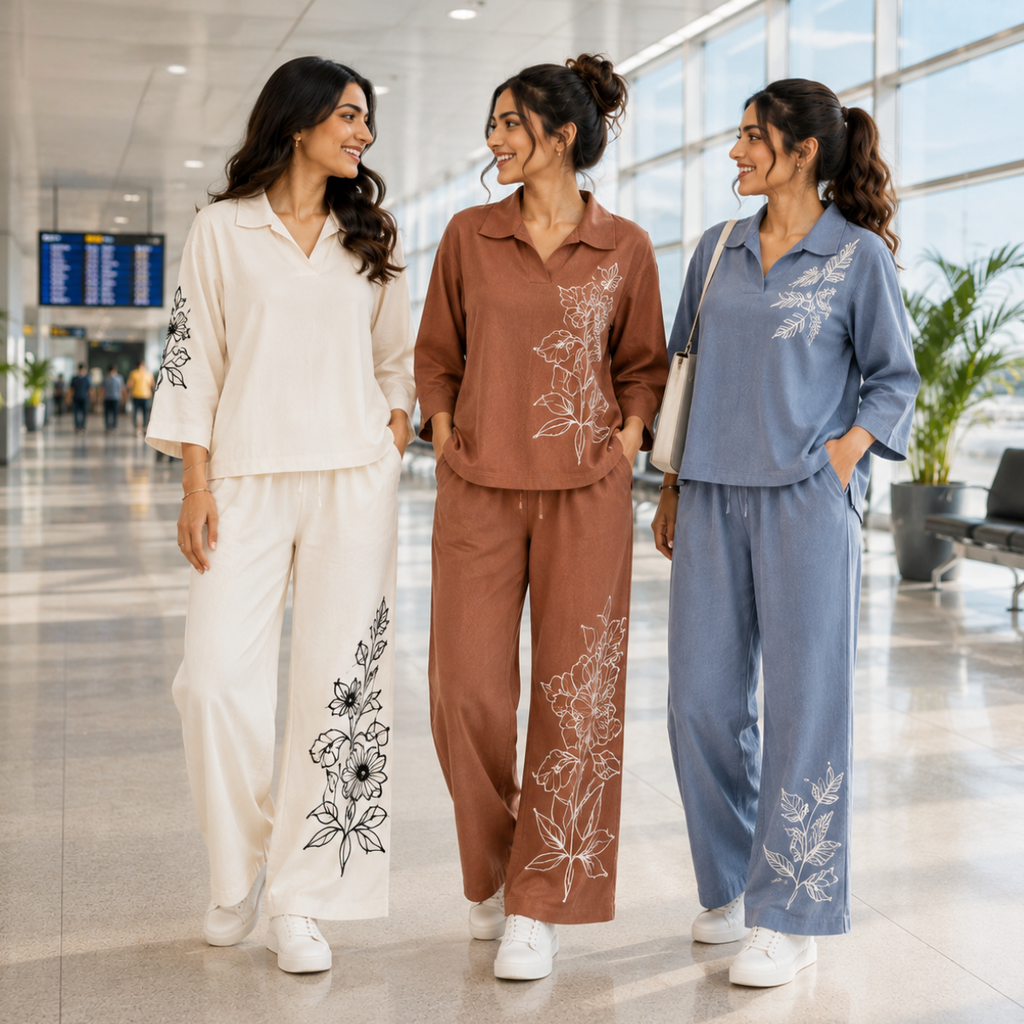 Women Co-Ord Set Airport Look | Relax Fit ( A6 )