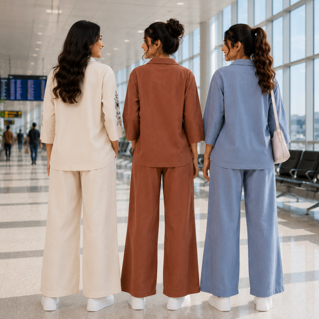 Women Co-Ord Set Airport Look | Relax Fit ( A6 )
