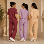 3 Combo T-Shirts With Bottom (T-6)