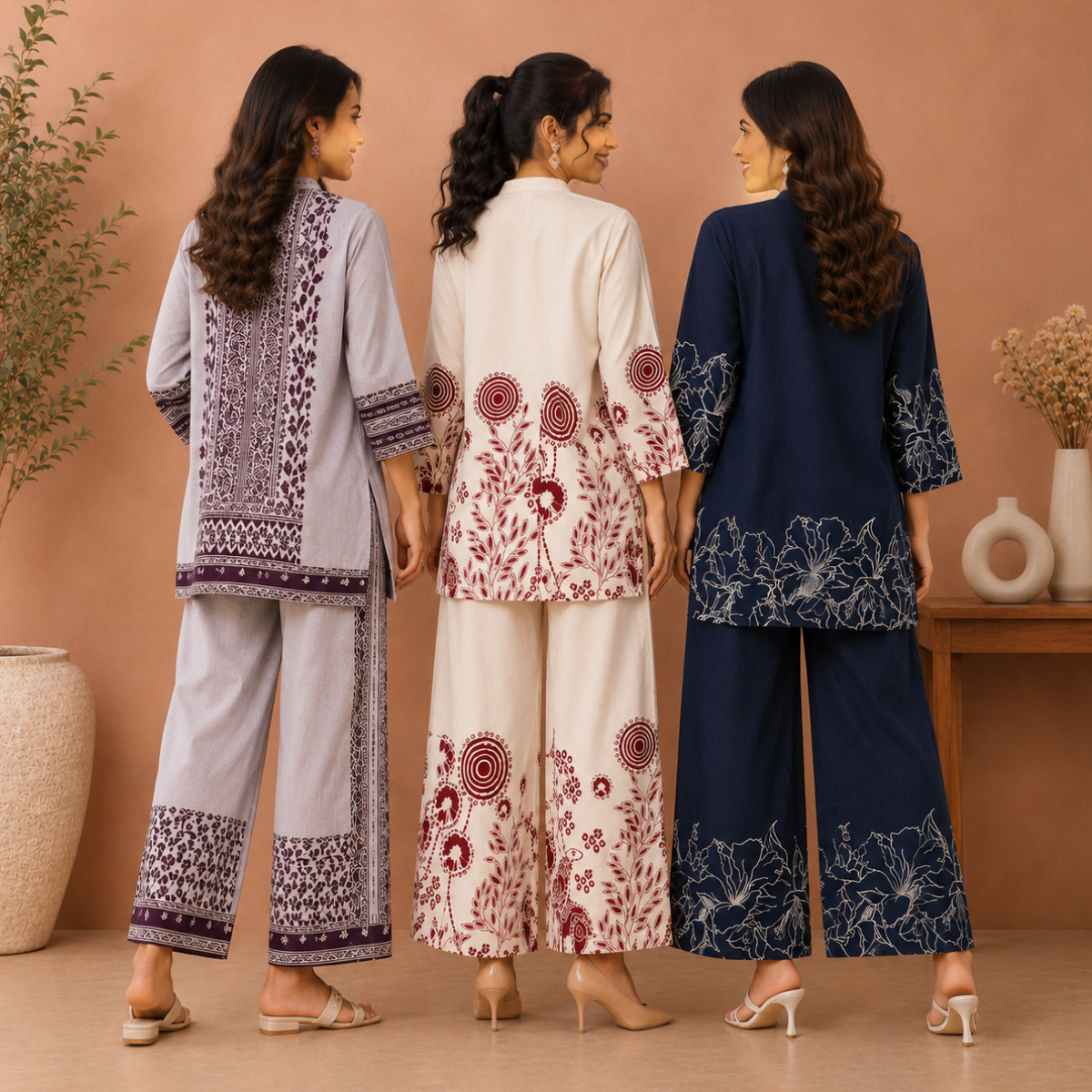 Printed Co-Ord | Casual Ethnic| Cotton Wear (C-6)
