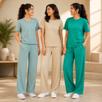 Pack of 3 T-Shirt With Trouser | Cotton ( C1 )