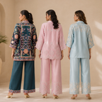 3 Combo Women's Cotton Coord Set (C-10)