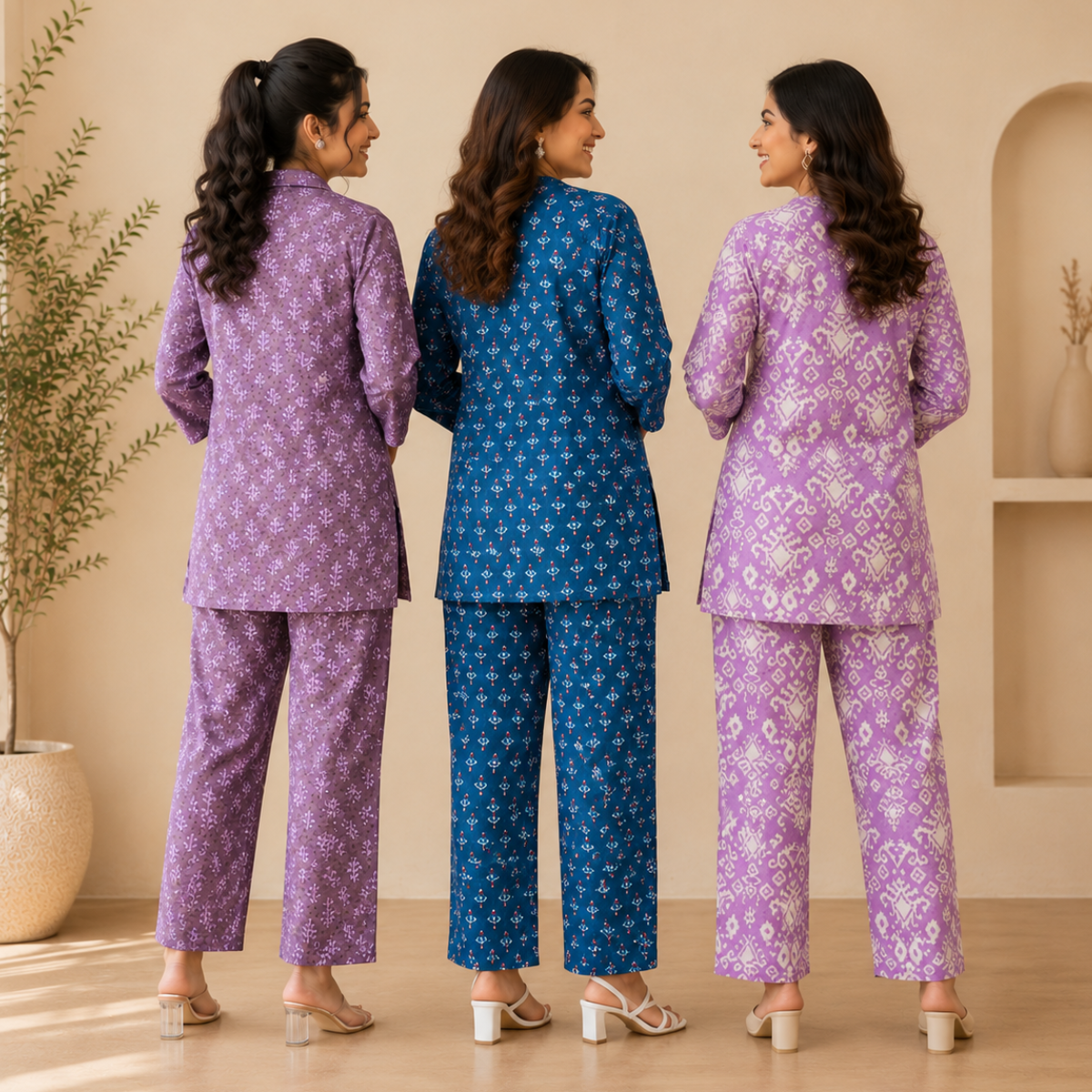 Printed Co-Ord | Casual Ethnic| Cotton Wear (C-7)