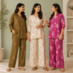 Printed Co-Ord | Casual Ethnic| Cotton Wear (C-8)