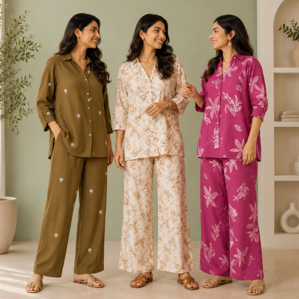 Printed Co-Ord | Casual Ethnic| Cotton Wear (C-8)