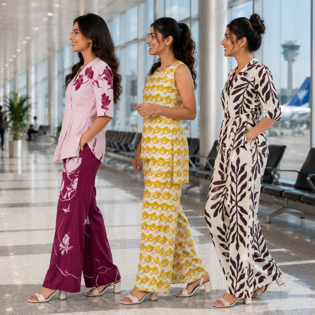 Women Co-Ord Set Airport Look | Relax Fit ( A8 )