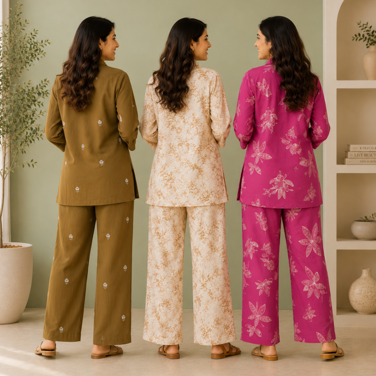 Printed Co-Ord | Casual Ethnic| Cotton Wear (C-8)
