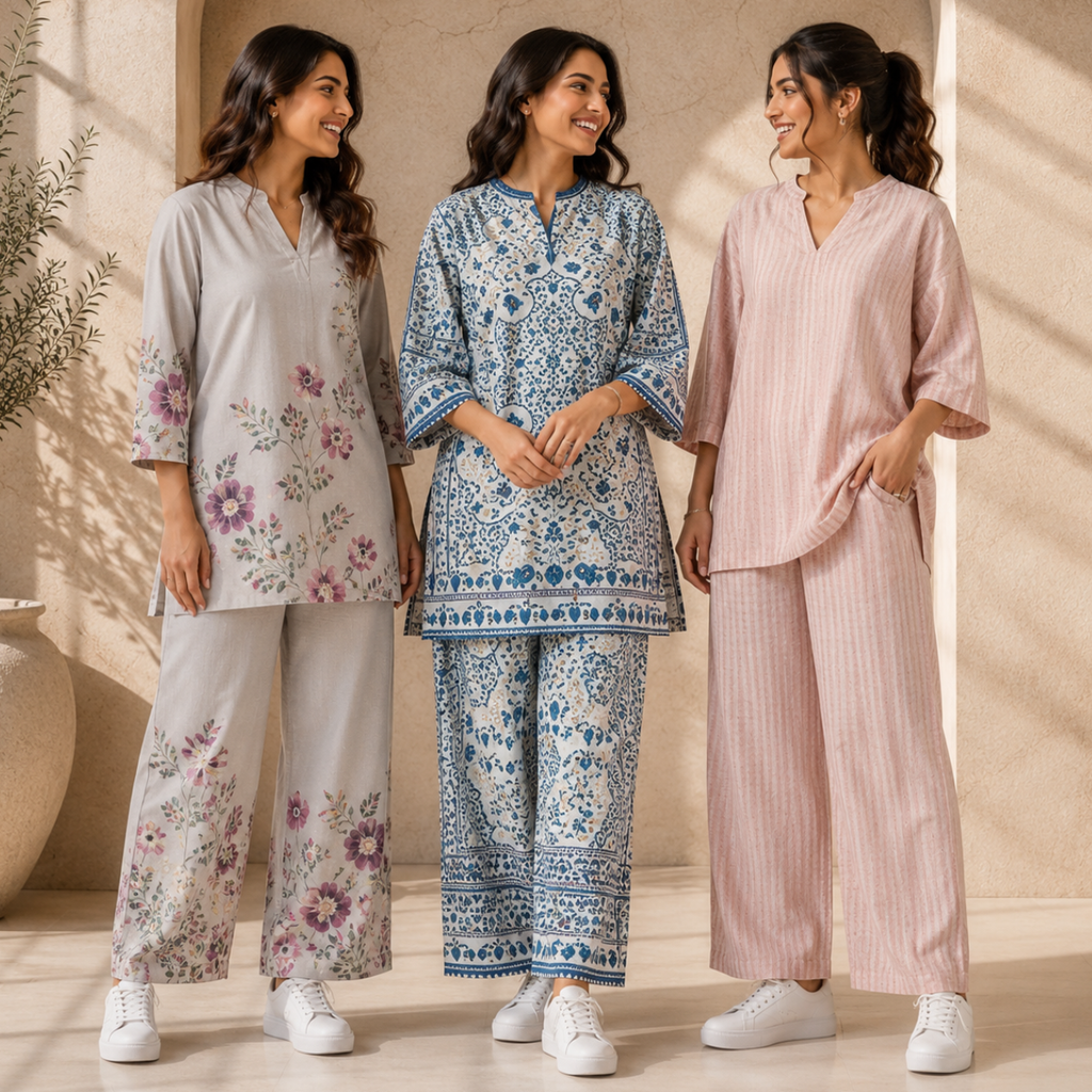 3 Women's Airport Style Co-Ord Set ( A9 )