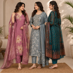 Women's 3 Kurti With Dupatta | Ethnic Wear (K-9)