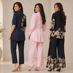 3 Combo Women's Cotton Coord Set (C-2)