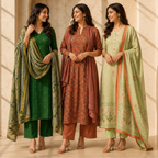 3 Women's Cotton Kurta Set with Dupatta | Daily Comfort  ( CK-10 )