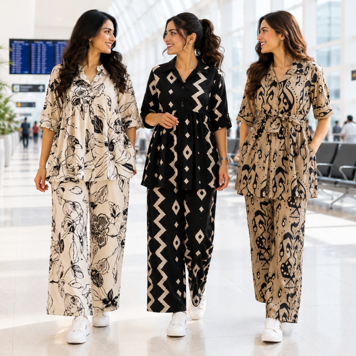 Women Co-Ord Set Airport Look | Relax Fit ( A10 )