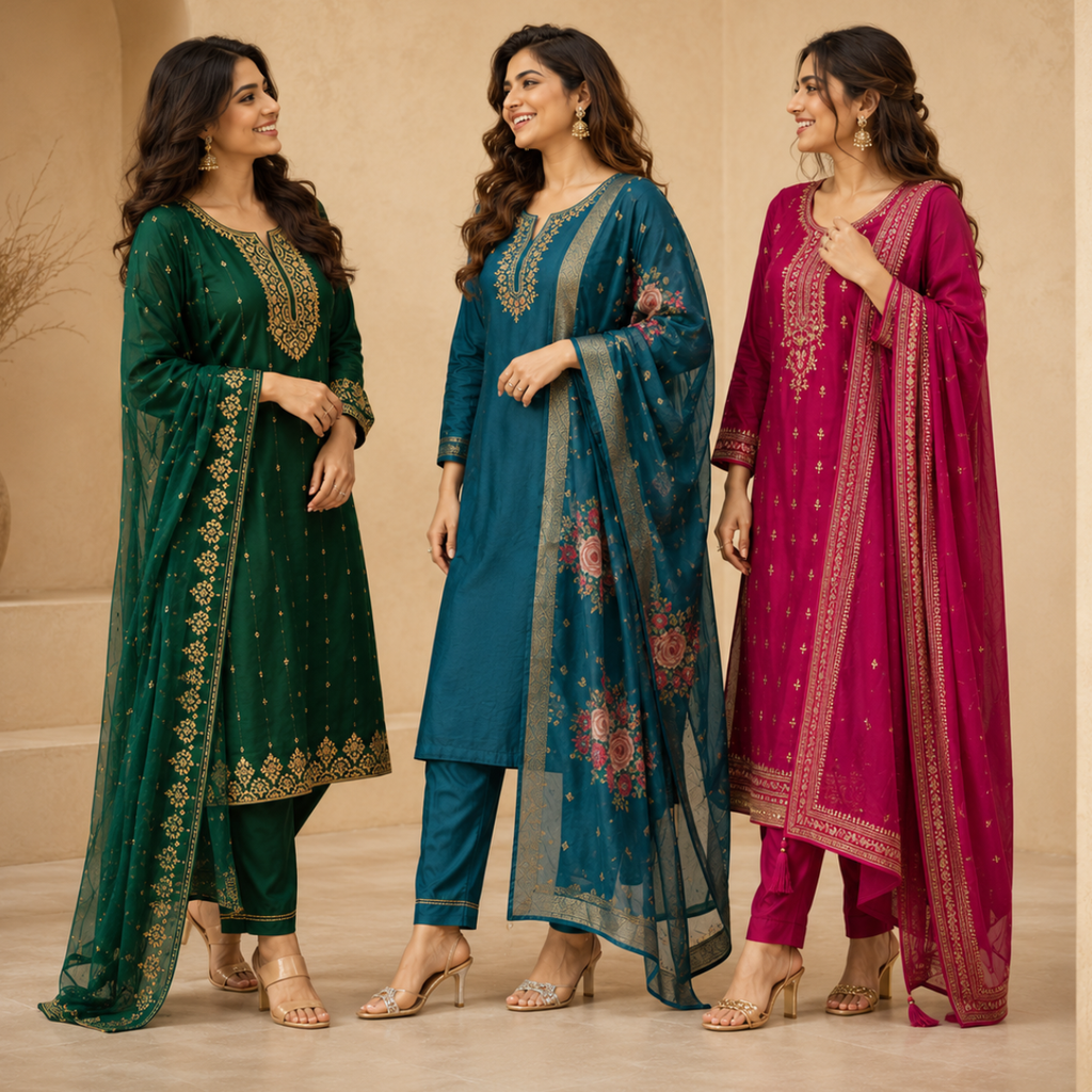 3-Piece Women's Kurti Collection (P-1)