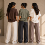 3 Combo T-Shirts With Bottom (T-10)