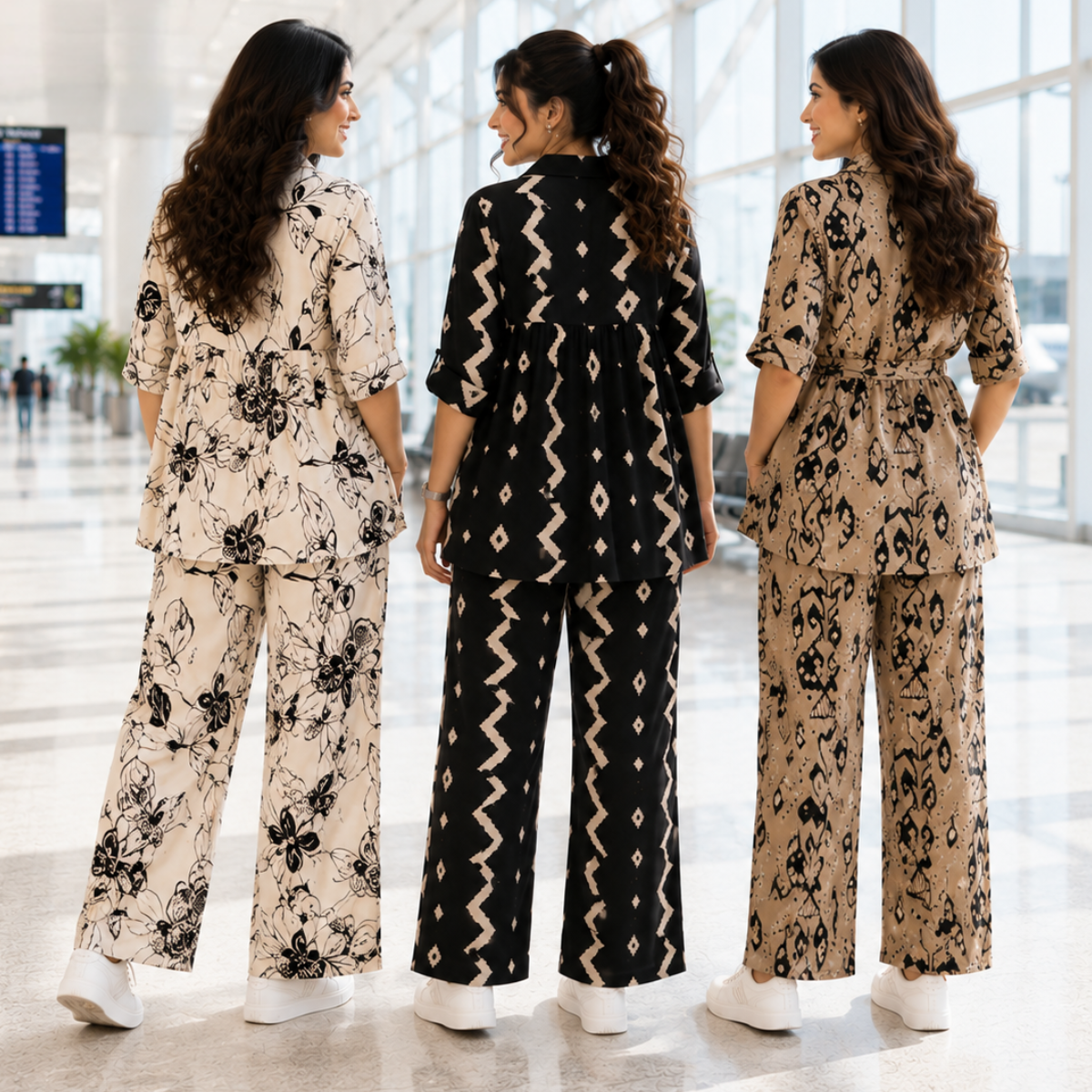 Women Co-Ord Set Airport Look | Relax Fit ( A10 )