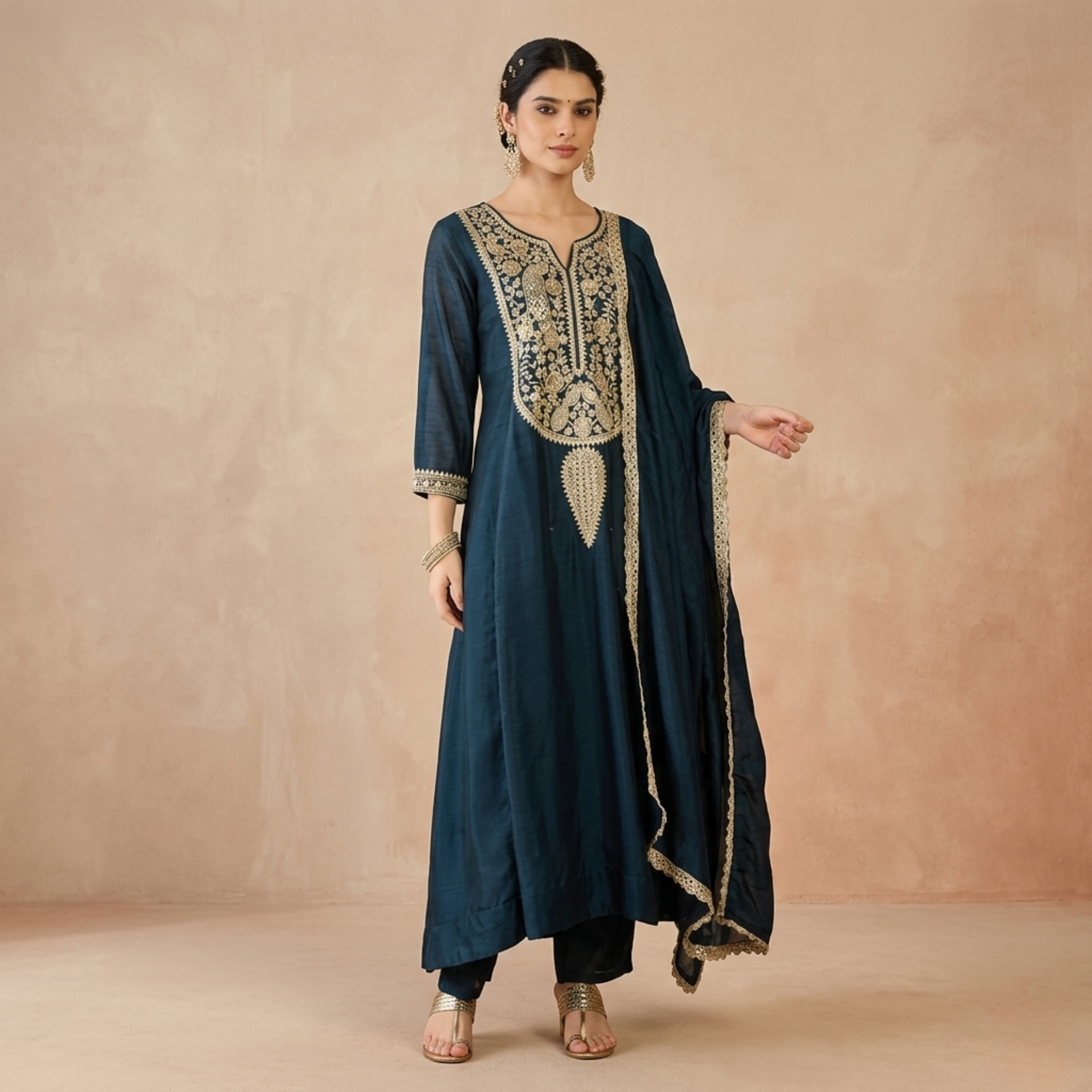 3 Kurta Sets with Dupatta (KS-3)