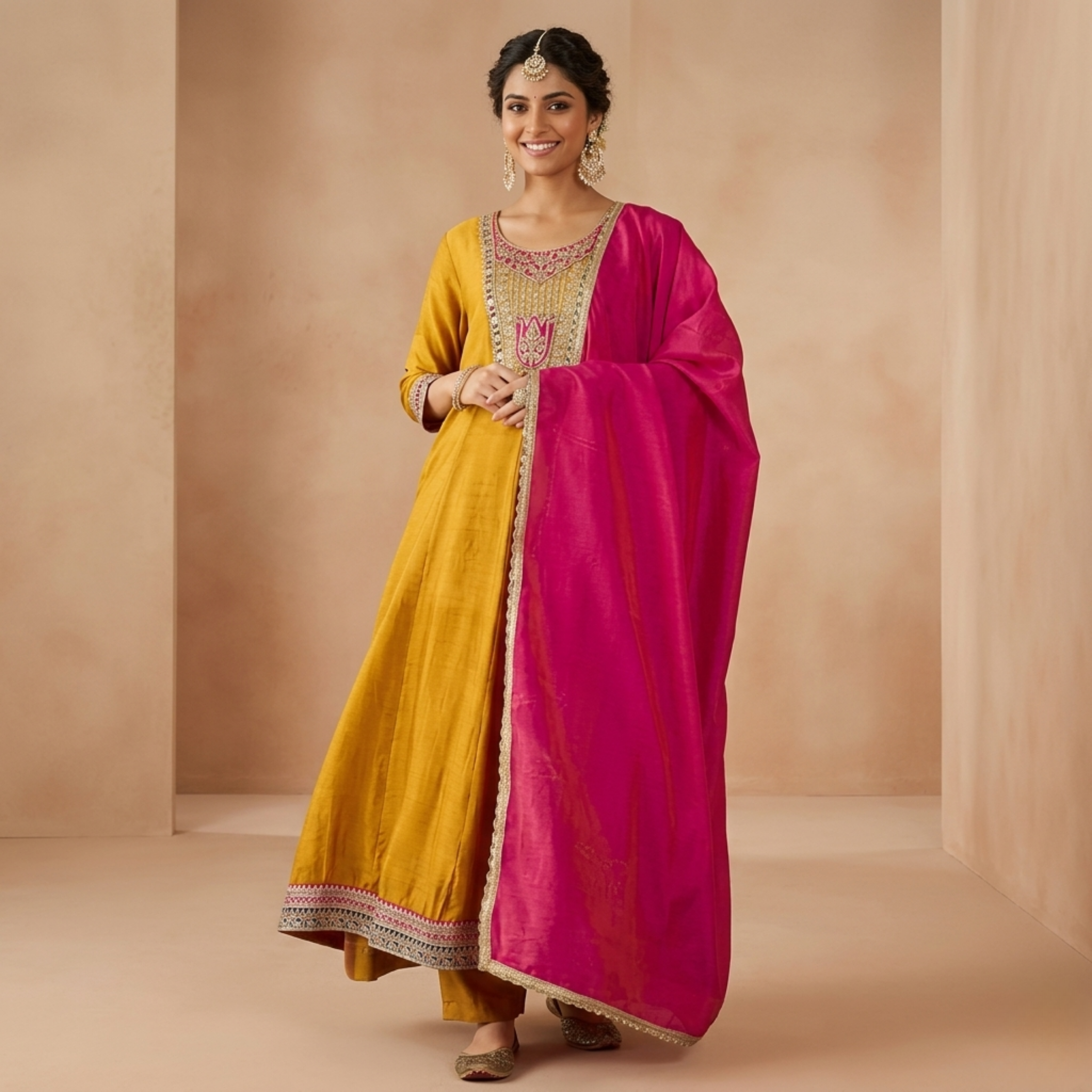 3 Kurta Sets with Dupatta (KS-3)