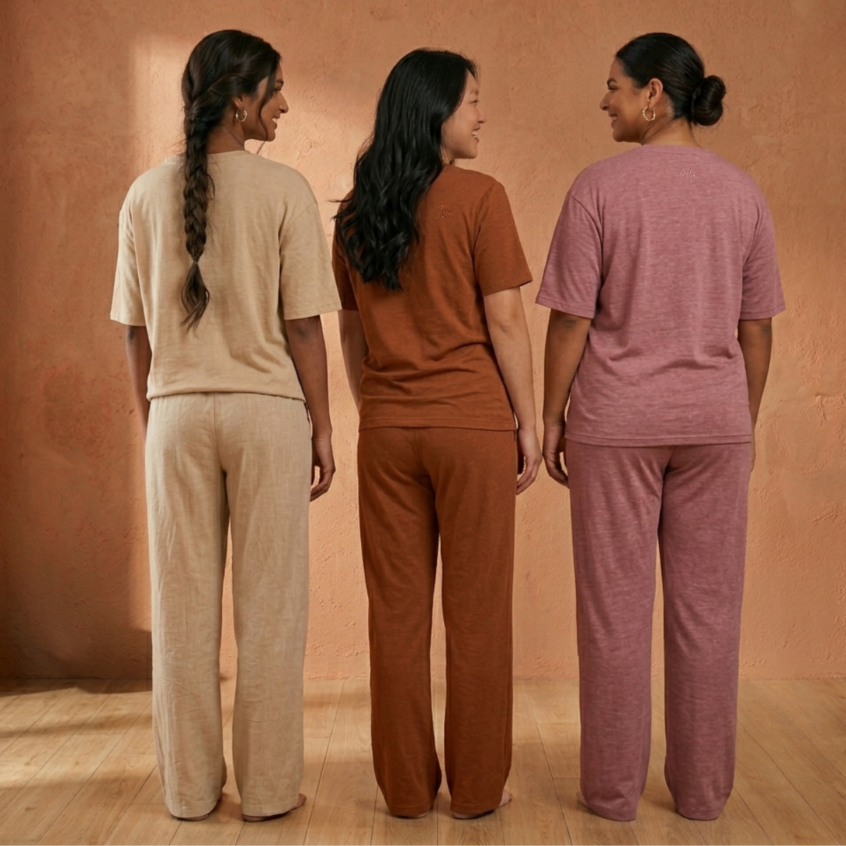 3 Combo T-Shirts With Bottom (T-1)