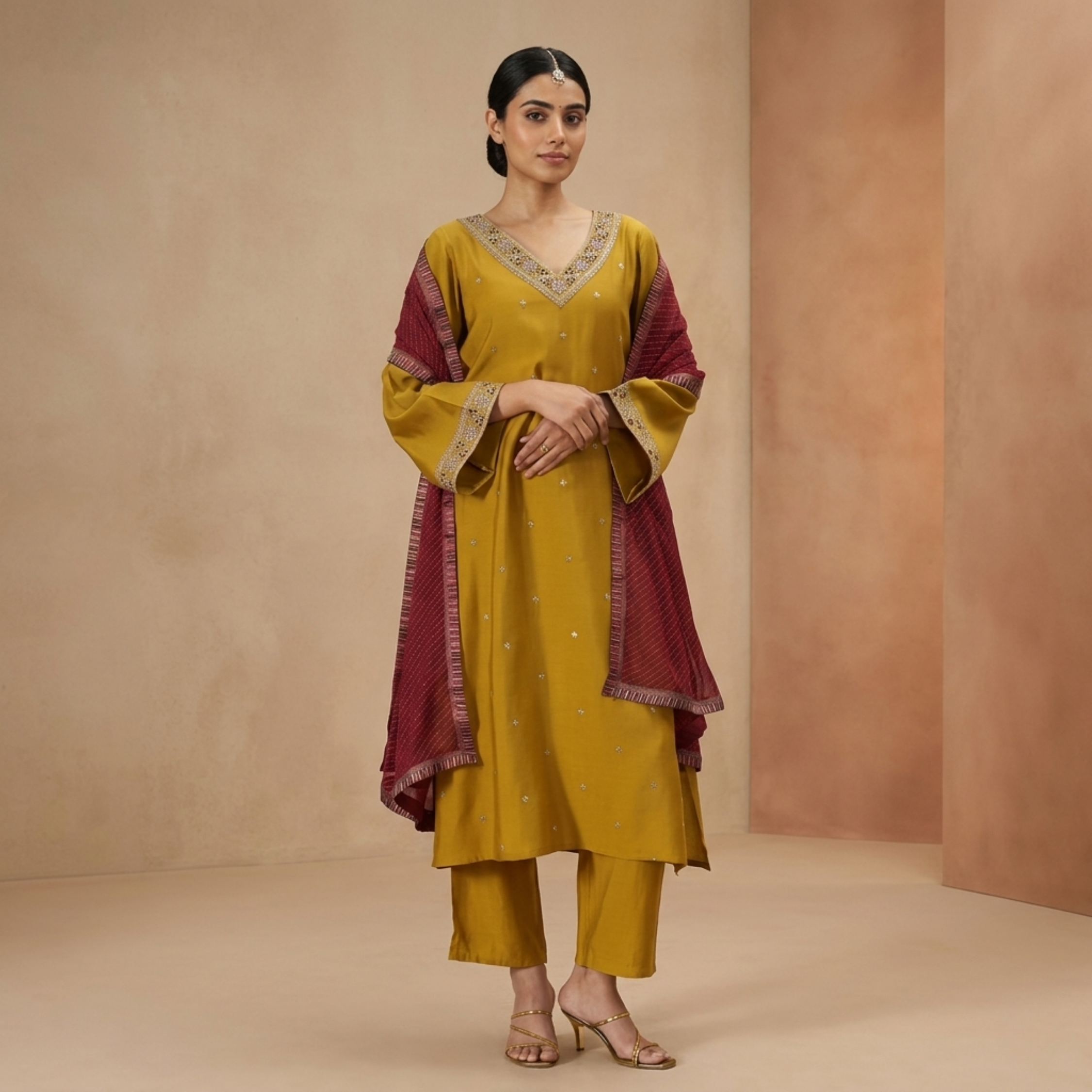 3 Kurta Sets with Dupatta (KS-1)