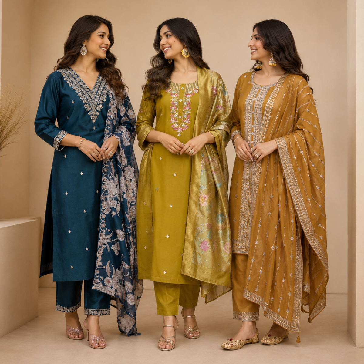 3-Piece Women's Kurti Collection (P-2)