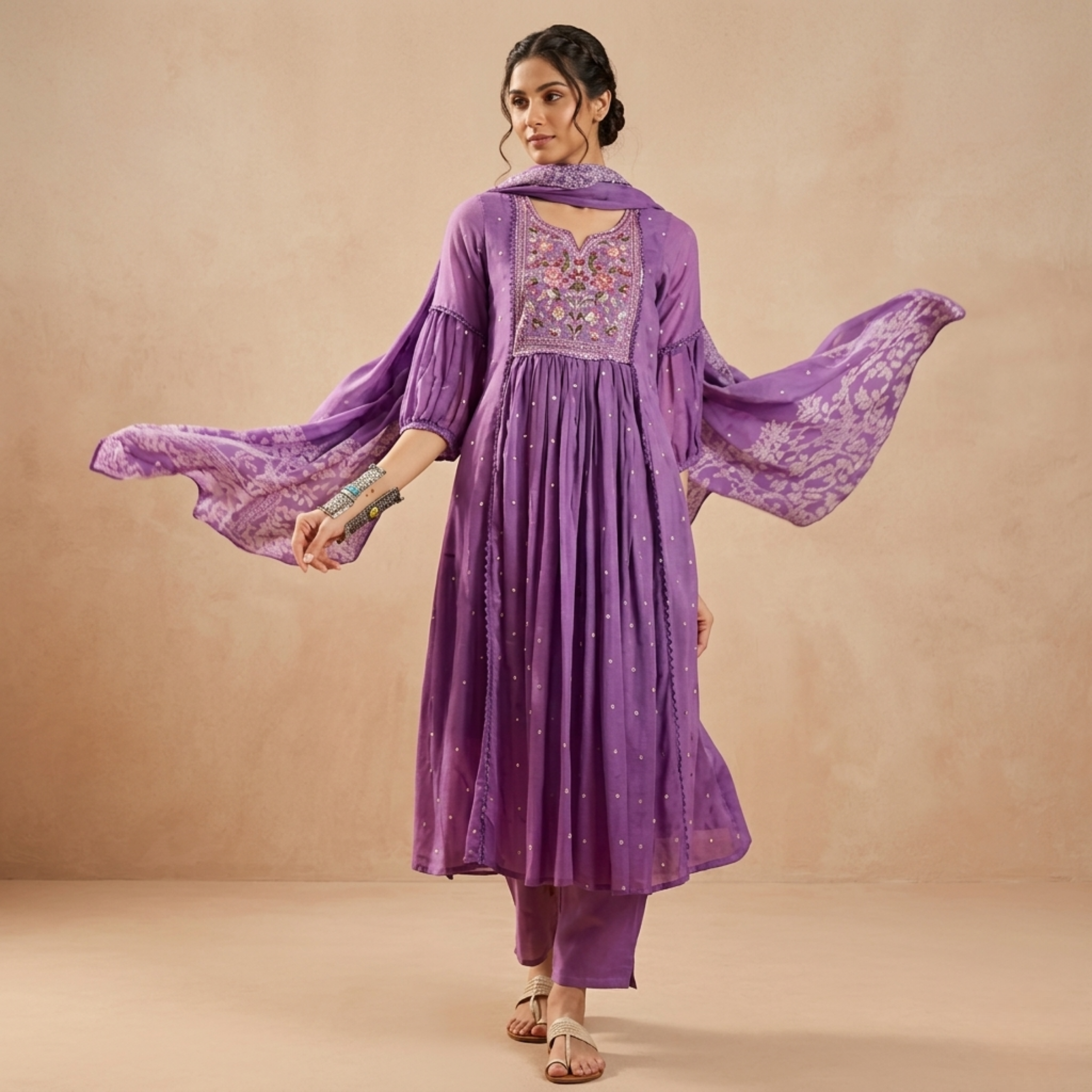 3 Kurta Sets with Dupatta (KS-5)