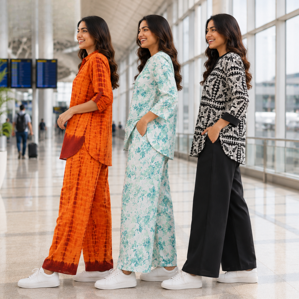 Women Co-Ord Set Airport Look | Relax Fit ( A2 )