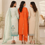 Women's Printed Kurta Set with Dupatta ( D2 )