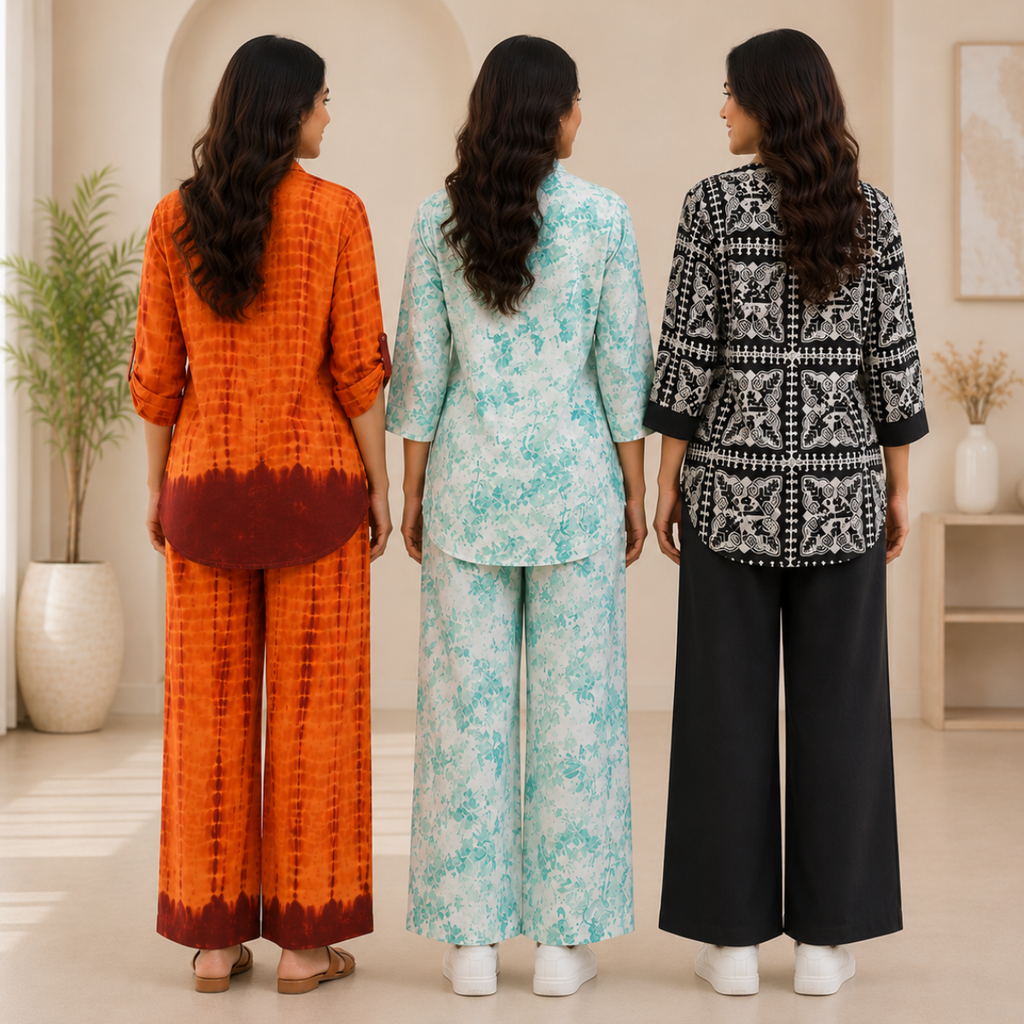 Women Airport Comfort Co-Ord Set ( S2 )