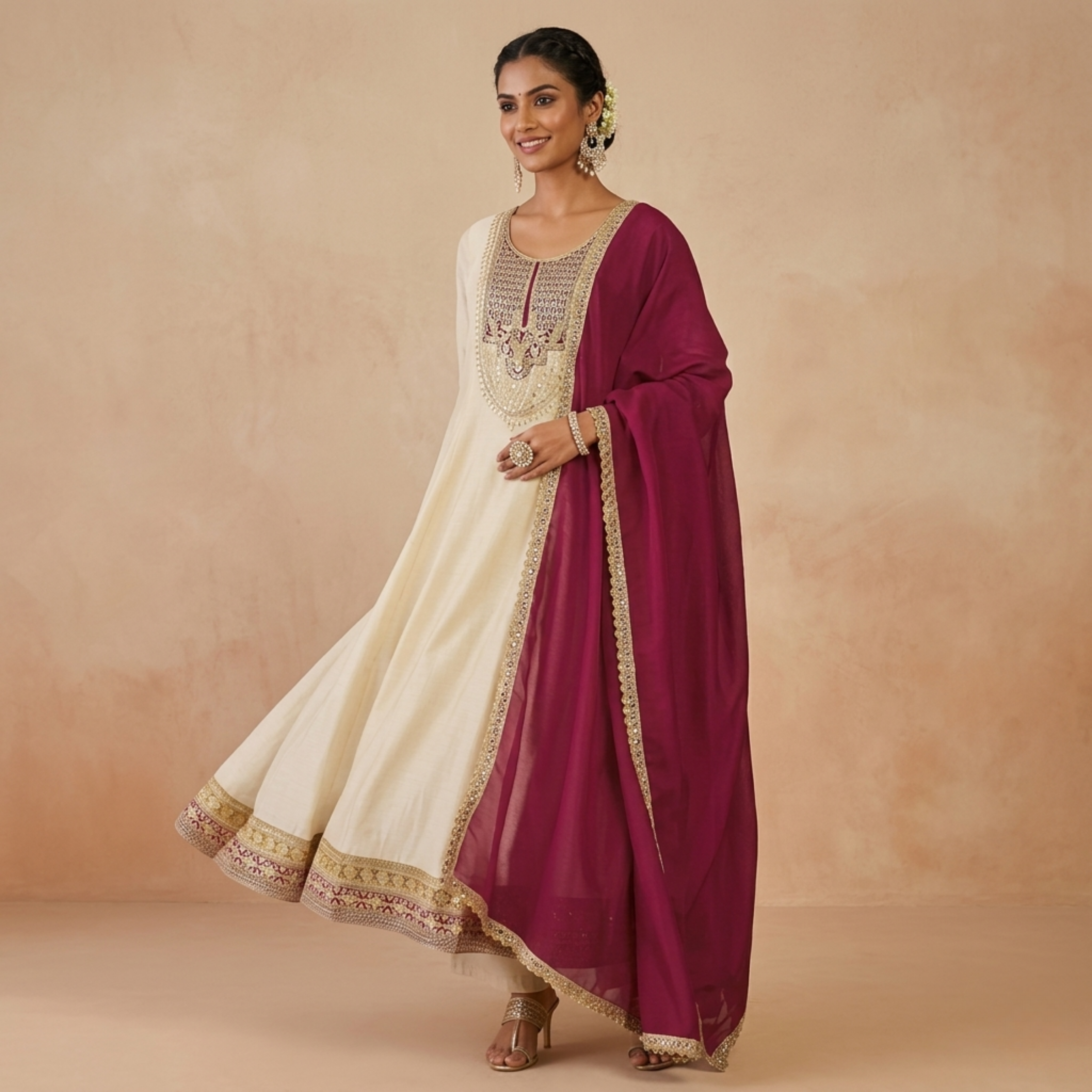 3 Kurta Sets with Dupatta (KS-7)
