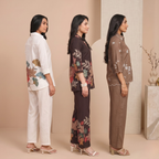 3 Combo Women's Cotton Coord Set (C-6)
