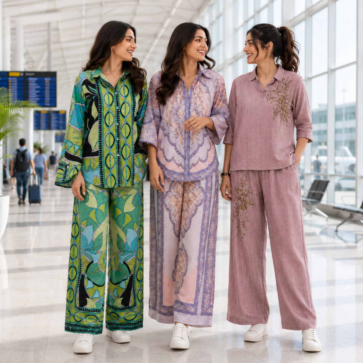 Women Co-Ord Set Airport Look | Relax Fit ( A3 )