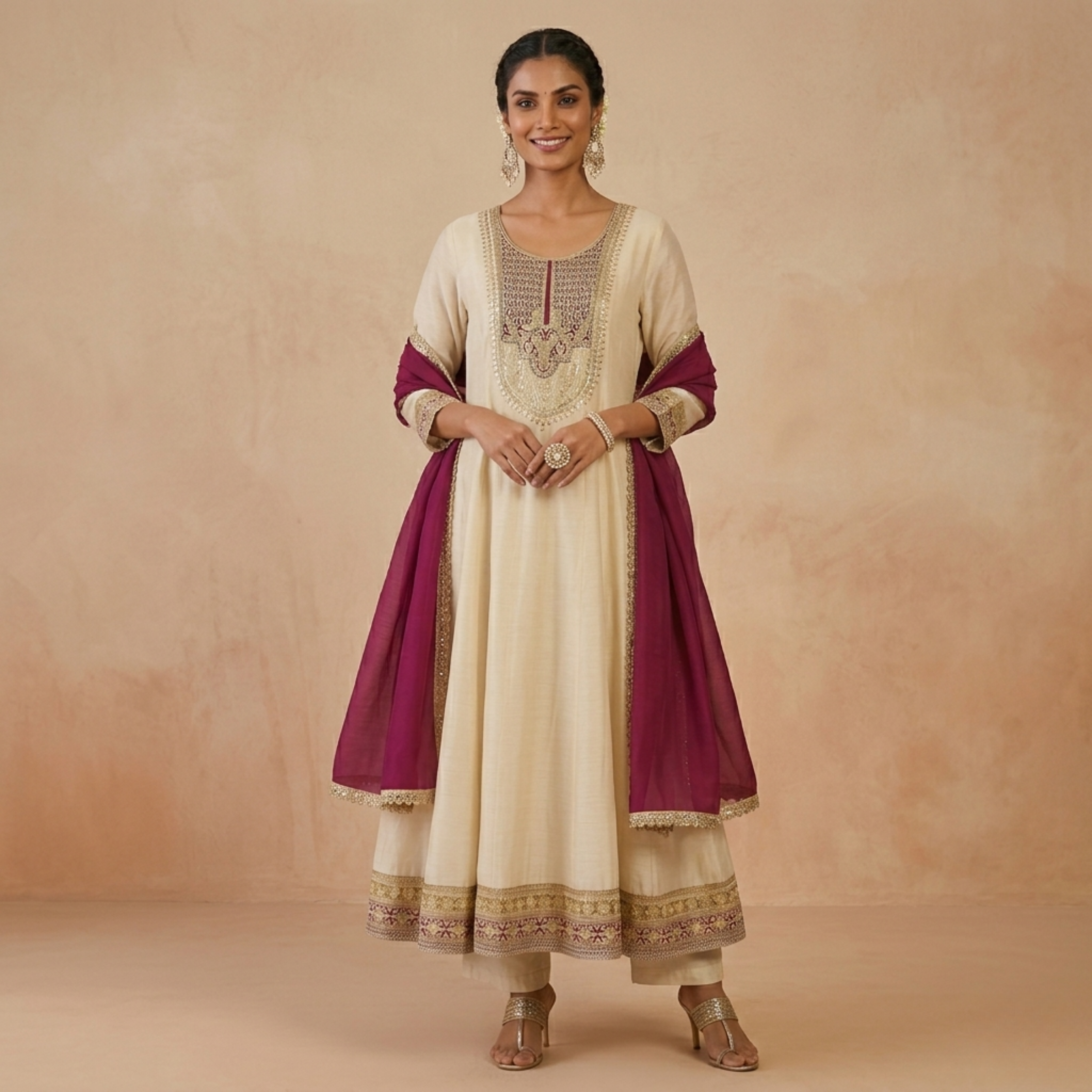 3 Kurta Sets with Dupatta (KS-7)