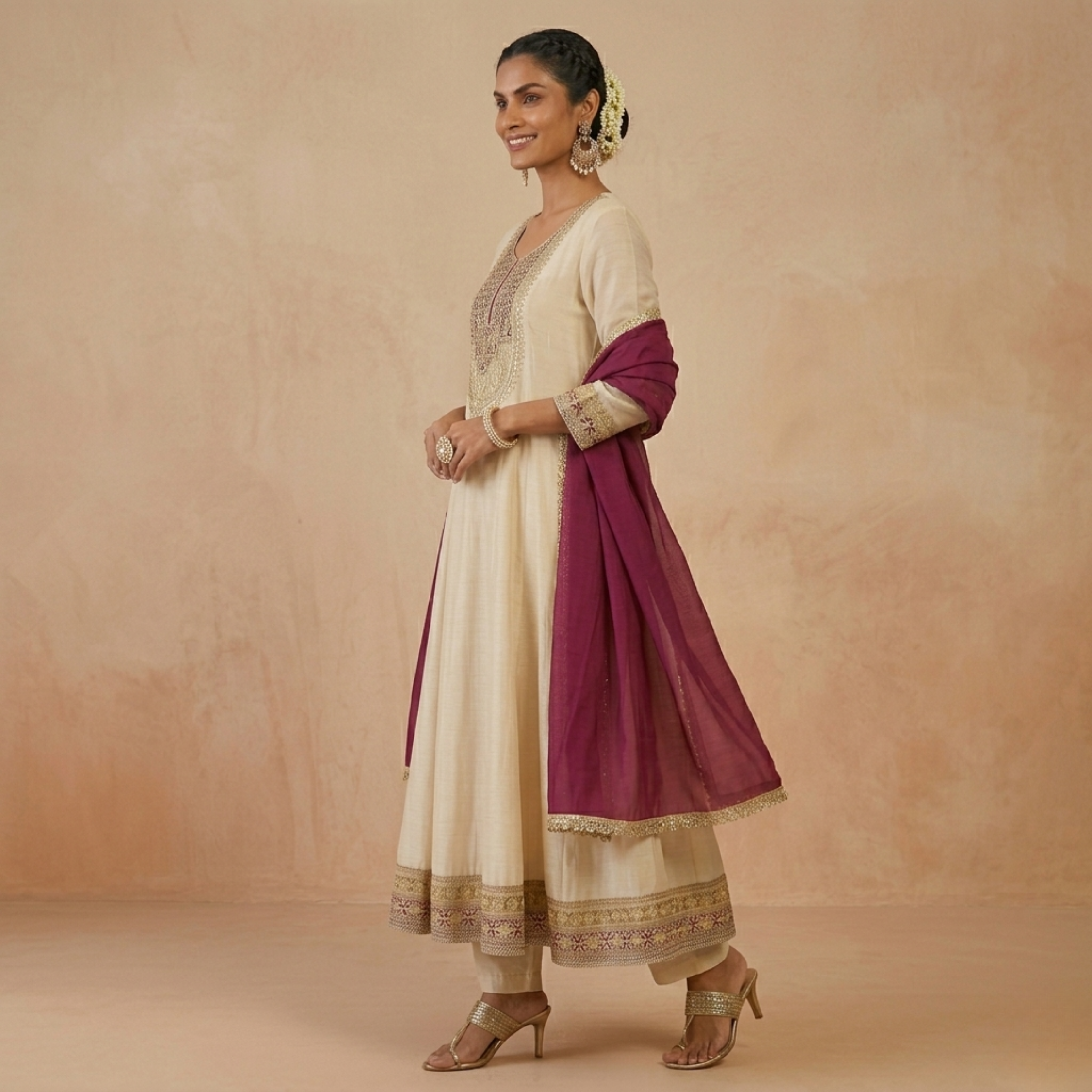 3 Kurta Sets with Dupatta (KS-7)