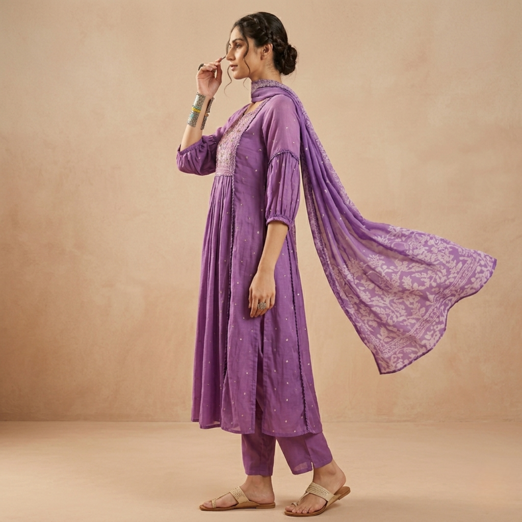3 Kurta Sets with Dupatta (KS-7)