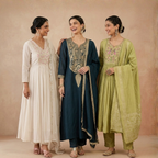 3 Kurta Sets with Dupatta (KS-8)